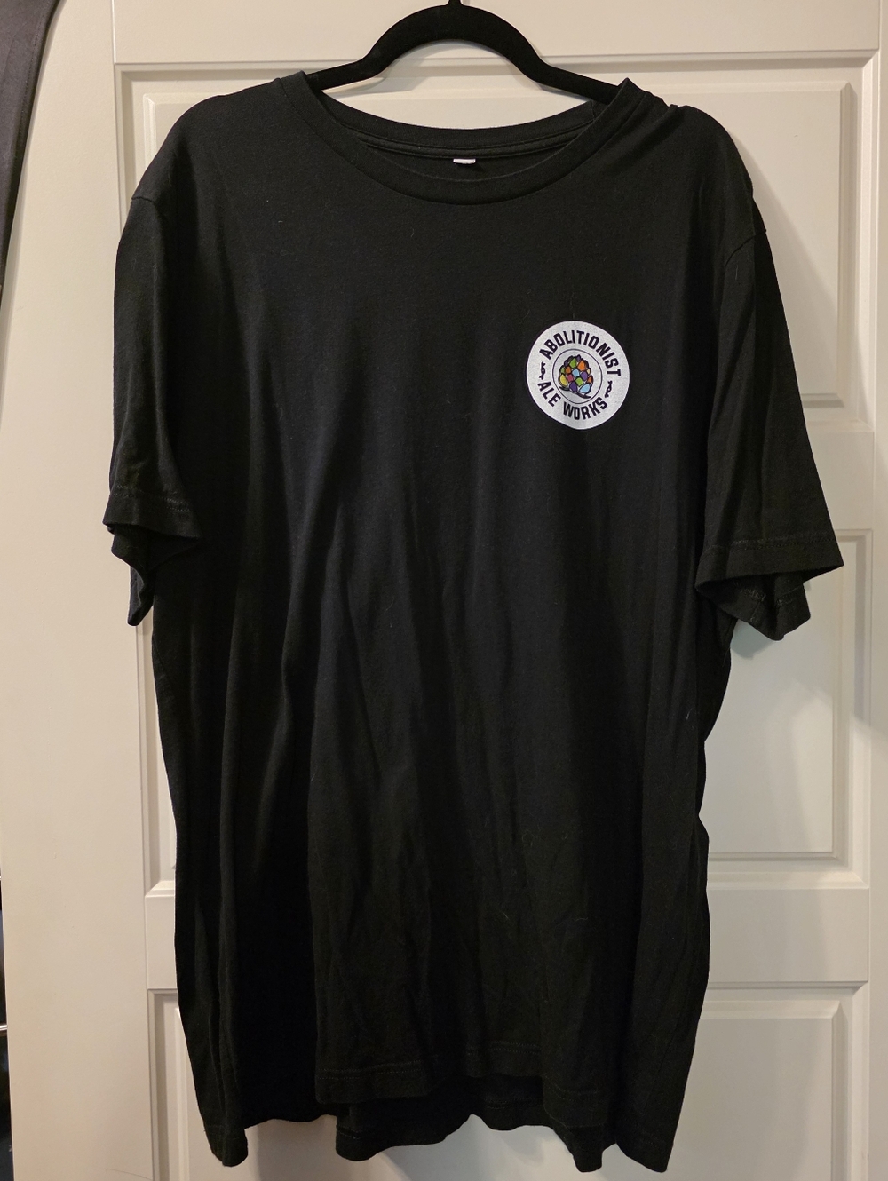 Abolitionist Ale Works Black Tee Mens XL